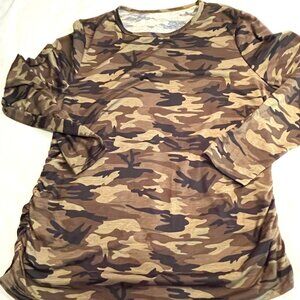 Shein Curve Women's camouflage l/s shirt - 3XL